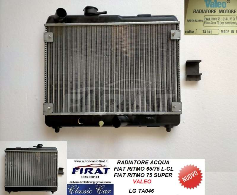 RADIATORE ACQUA FIAT RITMO 65 75 (TA046)